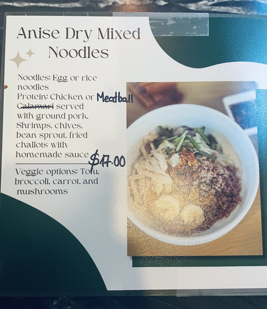 Anise Pho Menu - Image 2